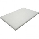 Mercer Abrasives 12" x 18" x 1" White Polish Pads Box of 5
